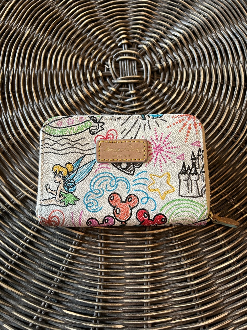 Dooney & Bourke Disney Sketch Zip Around Wallet